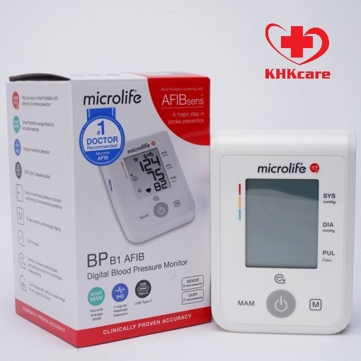 Máy đo huyết áp bắp tay Microlife - B1 Afib