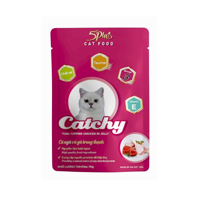 Pate Catchy vị Cá ngừ & Gà 80g