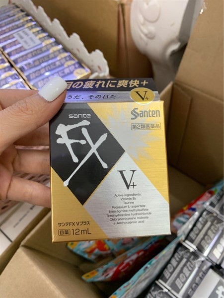 Nước nhỏ mắt Sante FX Neo Plus Nhật Bản 12ml(Vàng)