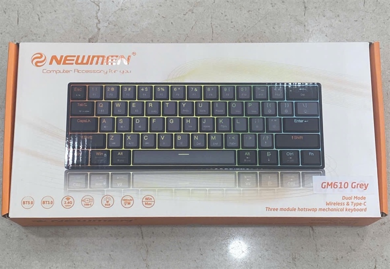 Bàn phím Cơ không dây NEWMEN GM610 (BH:12M) -VAT