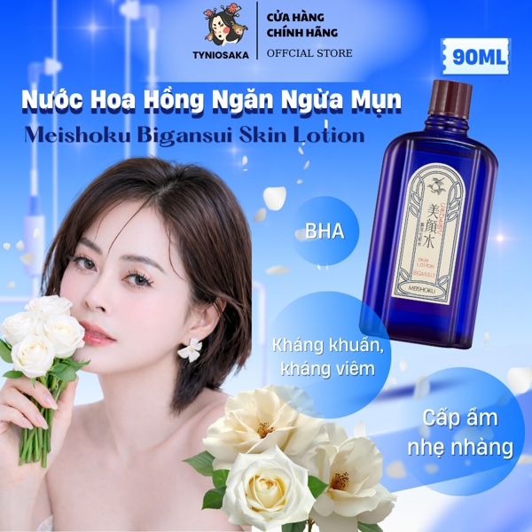 Nước Hoa Hồng Ngăn Ngừa Mụn Meishoku Bigansui Skin Lotion 90ml