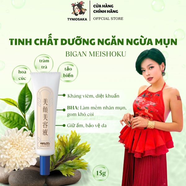 Tinh chất dưỡng ngăn ngừa mụn Bigan Meishoku 15g