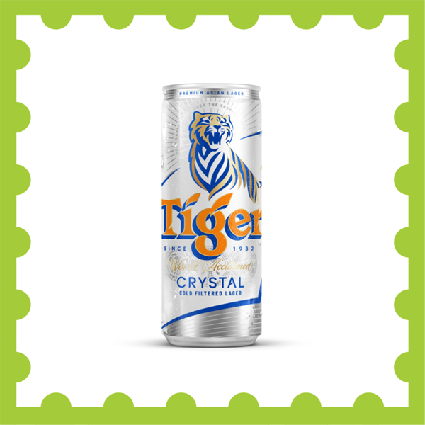 Tiger Bia Crystal Lon Bạc Slk Vn 330Ml