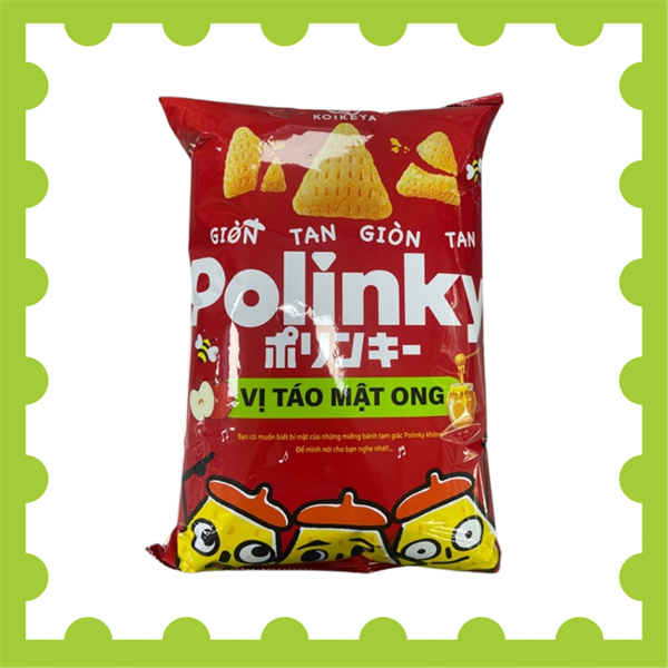Snack Bắp Polinky - vị táo mật ong 90g