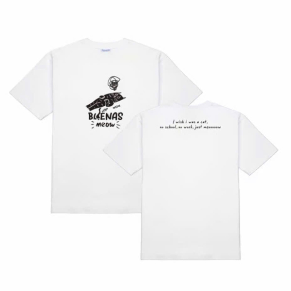TEE BUENAS® MEOSSY T-SHIRT / SWT29 - TRANG FULL OVERSIZE