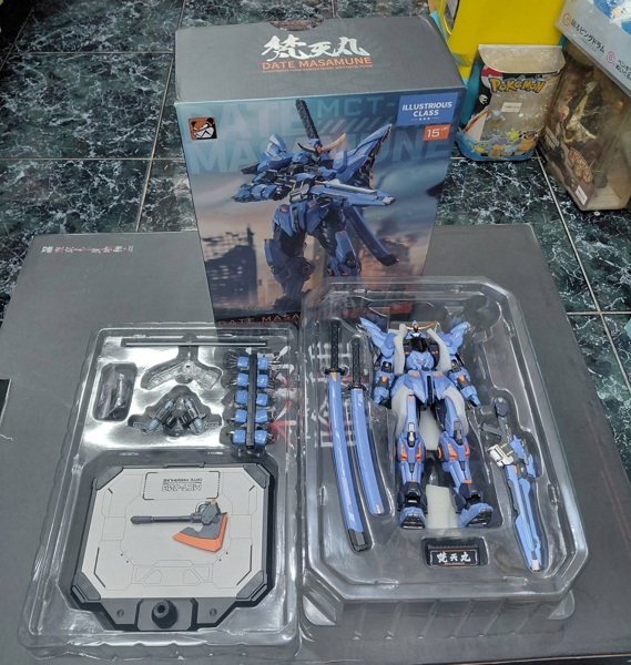 Mua bán (2ND) MOSHOW TOYS DATE MASAMUNE 1:100 KÈM GACHA RÌU