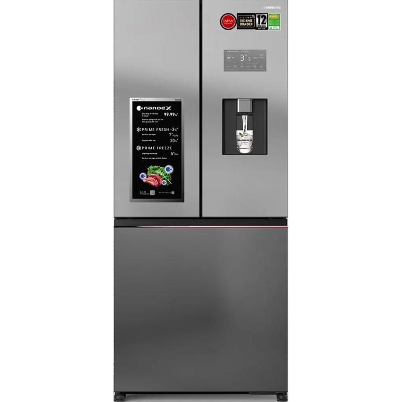 Tủ lạnh Panasonic Inverter 495 lít Multi Door PRIME+ Edition NR-CW530XHHV
