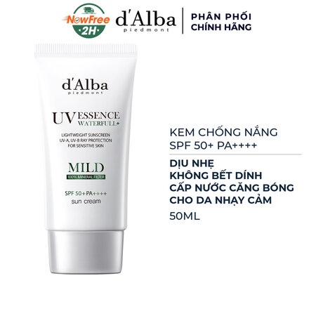 KEM CHỐNG NẮNG ALBA XANH LÁ 50ML - DA DẦU MỤN NHẠY CẢM