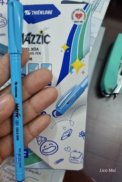 Bút có đầu xóa thiên long 008