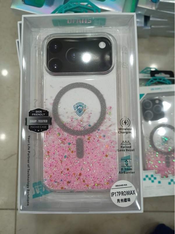 Ốp iPHONE 17 Pro Max 6.9 DFANS nhũ Magsafe