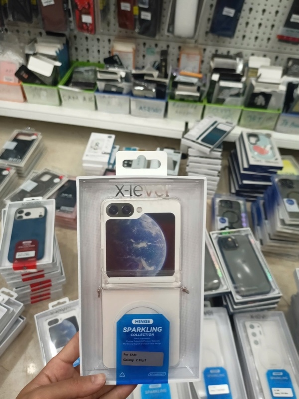 Ốp SAMSUNG FLIP 7 X-Level Sparkling trong