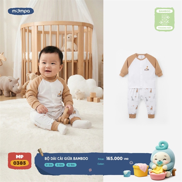 MP0385 - 3M/9M Bộ dài cài giữa HT hươu