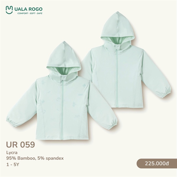 UL059 - 1Y/5Y Áo khoác trơn pastel