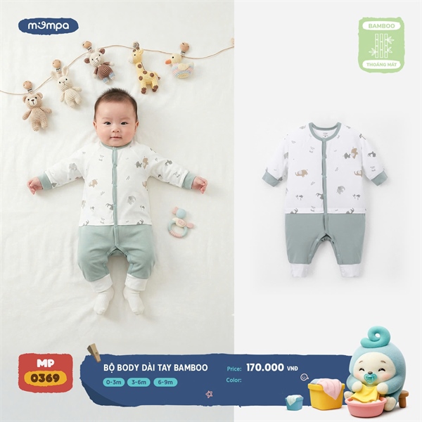 MP0369 - 3M/9M Body dài tay HT voi IT