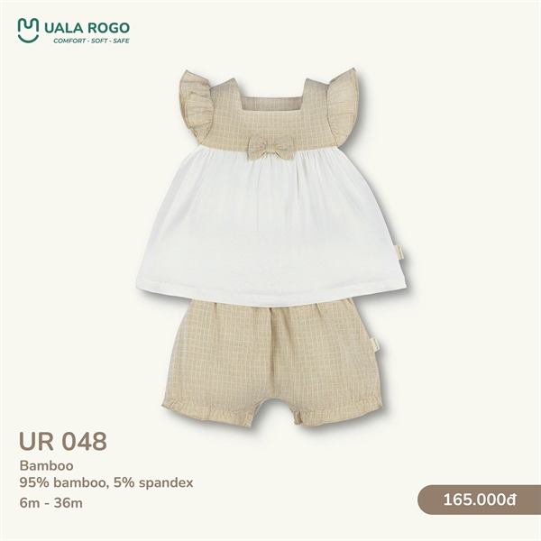 UL048 - 9M/3Y Bộ cộc vai bèo