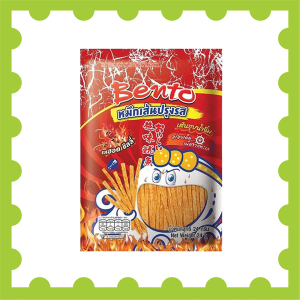 Snack Hải Sản Tẩm Gia Vị Ớt Bento 20g