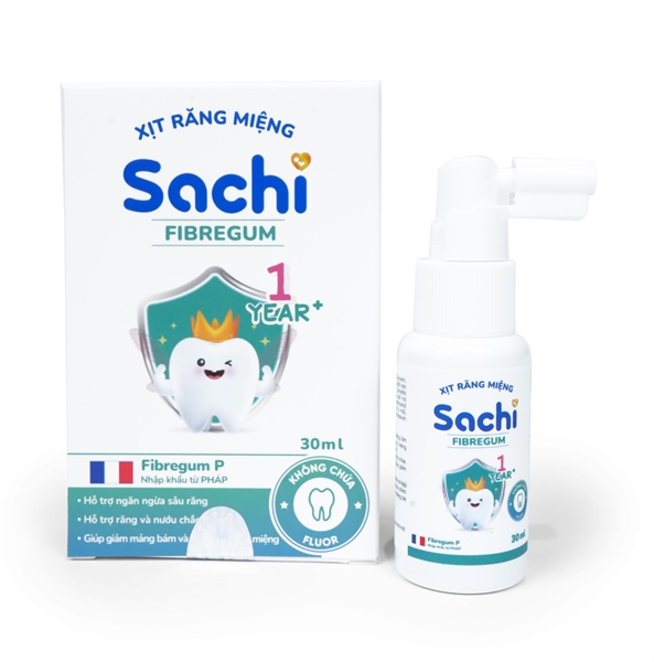 Xịt răng miệng Sachi Fibreum 30ml - Sohaco