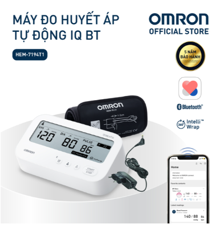 Máy đo huyết áp tự động IQ BT HEM-7194T1-FL - OMRON
