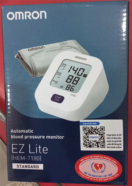 Máy đo huyết áp tự động EZ Lite (HEM 7180) - OMRON
