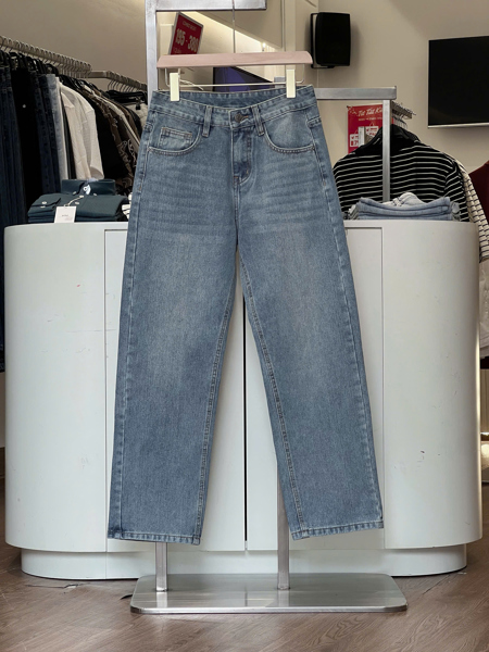 Quần Jean dài Suông (Baggy) xanh bụi 1225