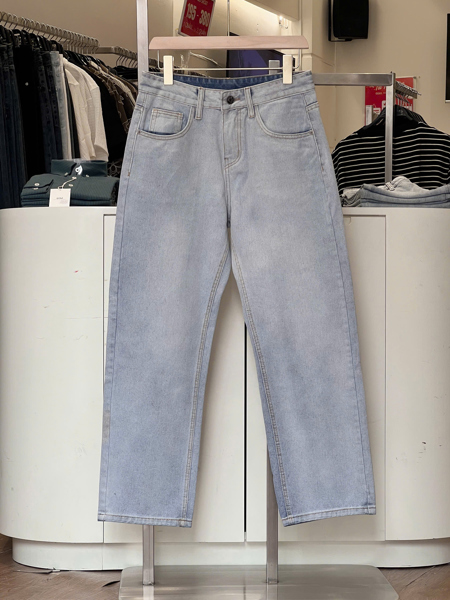 Quần Jean dài Suông (Baggy) xanh bạc 1223