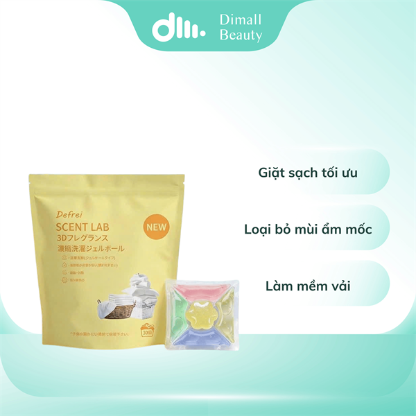 Viên giặt Scentlab 5IN1 vàng