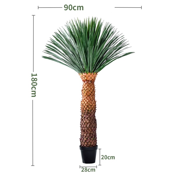 Cây phát tài lá kiếm xanh - 1,8m - Cây - Hoa Lụa Vân Vượng