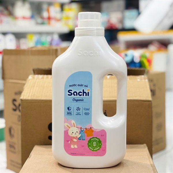 Nước giặt Sachi Hương hoa hồng mới