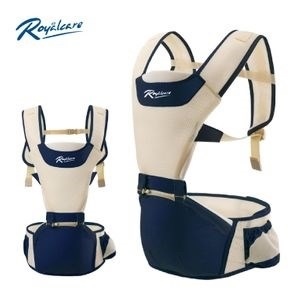 Địu ngồi trẻ em có Hipseat siêu thoáng khí Royalcare YD-906 Xanh navy