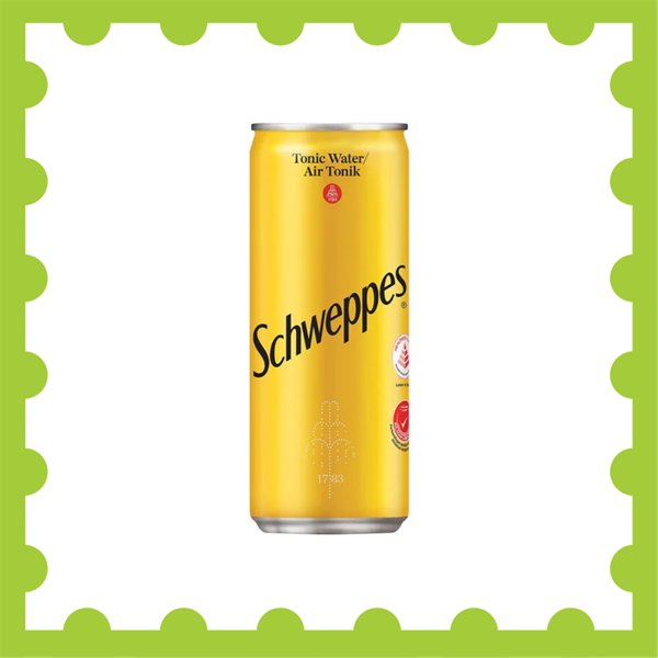 Schweppes Đồ Uống Schweppes Tonic 320Ml 4X6 Sleek Can Sf
