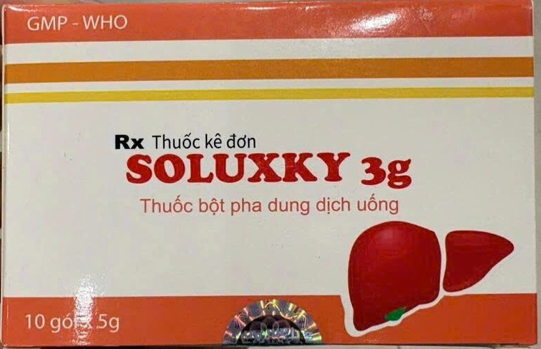 Soluxky 3g (Thuốc bột pha dung dịch uống) (Hộp 10 gói x 5g) - Wealphar/VN