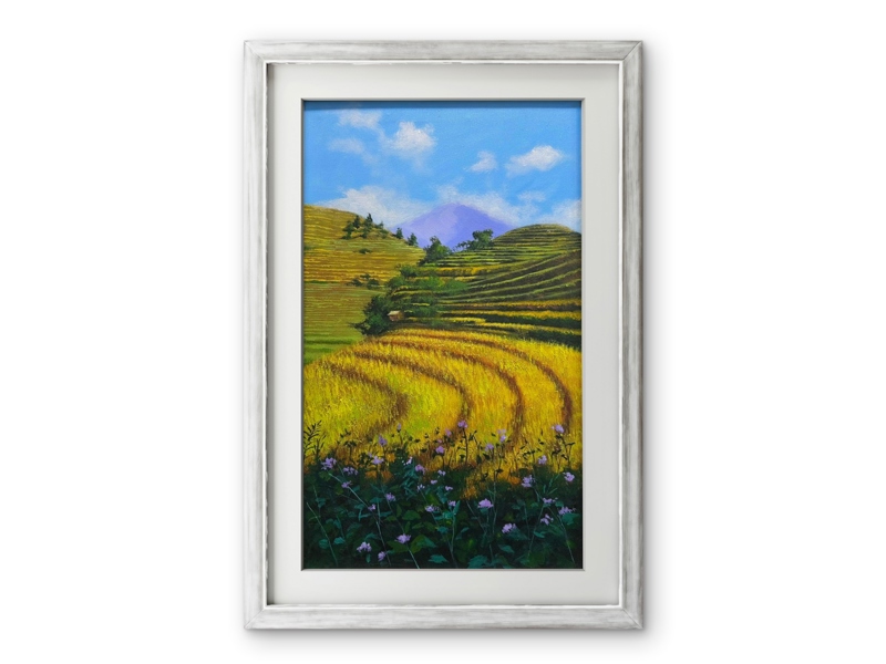 Ruộng bậc thang - Vũ Tiến Ngọc - 30x50 cm