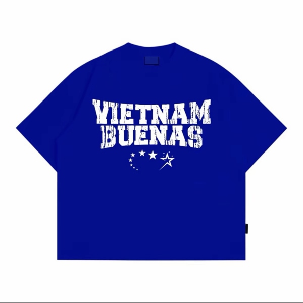 BUENAS® VIETNAM BUENAS BOXY TEE / VN03 - XANH COBAN