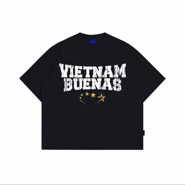 BUENAS® VIETNAM BUENAS BOXY TEE / VN03 - ĐEN