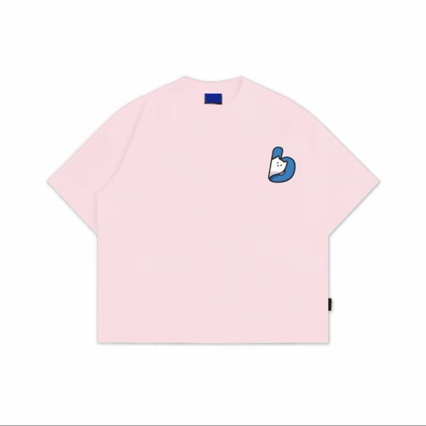 BUENAS® CHỮ B B'MEOWMATE BOXY TEE / JM10 - XÁM NHẠT