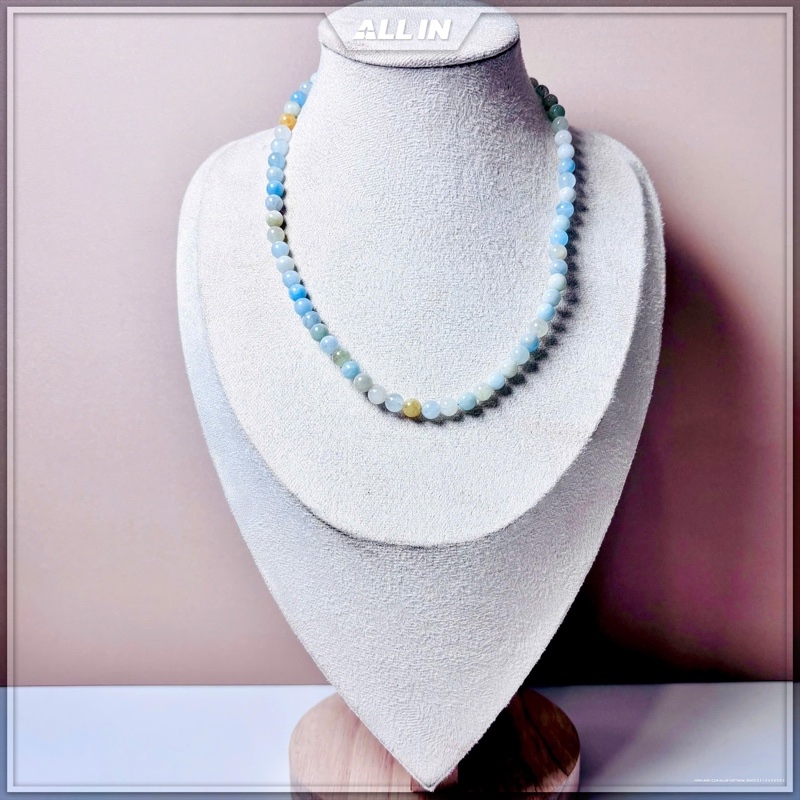 Dây chuyền ALLIN QN Đá Aquarnarine 6mm A