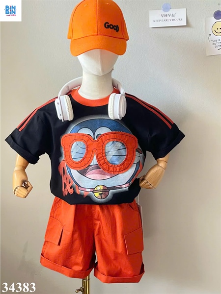 34383-Set cam Doraemon đeo kính