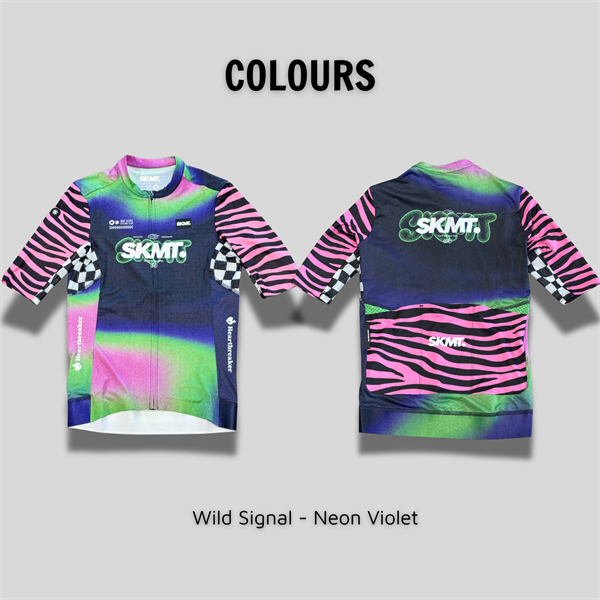 ÁO NGẮN TAY NAM SKMT Wild Signal Neon Violet mẫu 2026