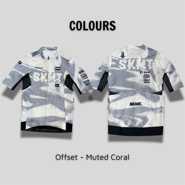 ÁO NGẮN TAY NỮ SKMT Offset - Stone Grey MẪU 2026