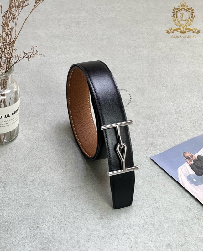 Mặt belt Hermes jumbo bạc bản 3.8