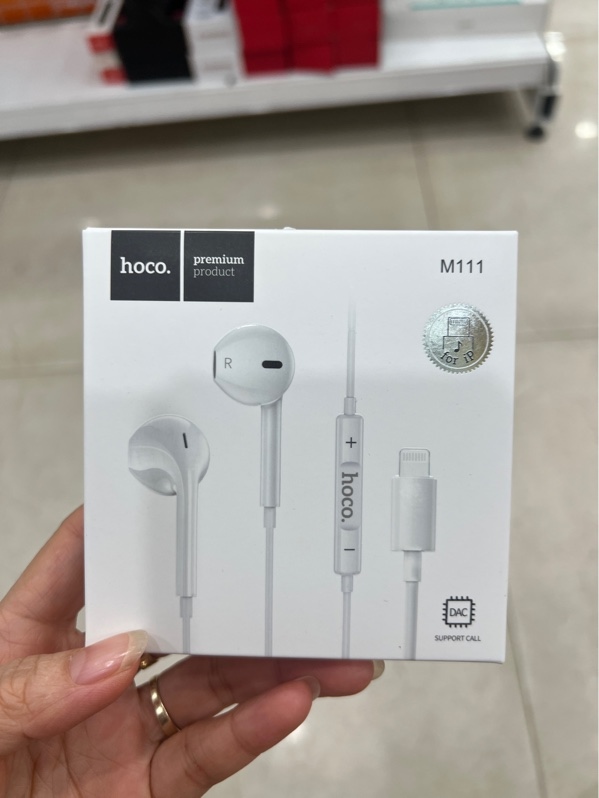 Tai nghe nhét tai HOCO chân lighting M111/ M111 Pro
