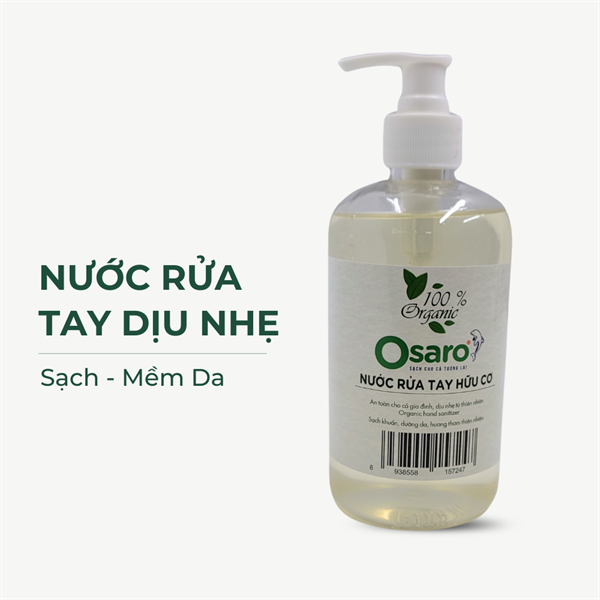 Nước rửa tay Osaro 500g