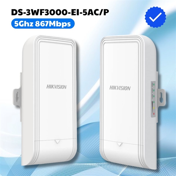 Bộ bắn sóng không dây Hikvision DS-3WF3000-EI-5AC/P