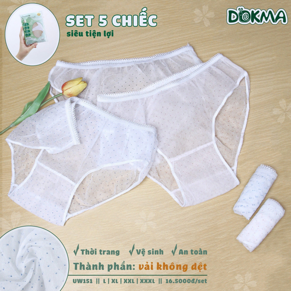 UW154 - 2XL/3XL - Quần lót giấy Dokma