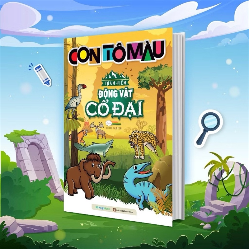 Con tô màu - động vật cổ đại