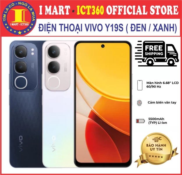 Điện Thoại Vivo Y19S (Xanh/ Đen)
