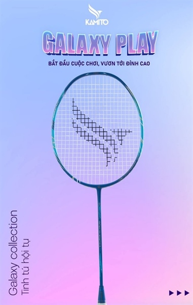 Vợt cầu lông kamito galaxy play xanh