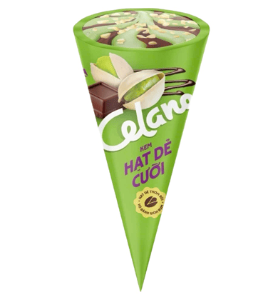 Kem ốc quế Celano Classic vị hạt dẻ