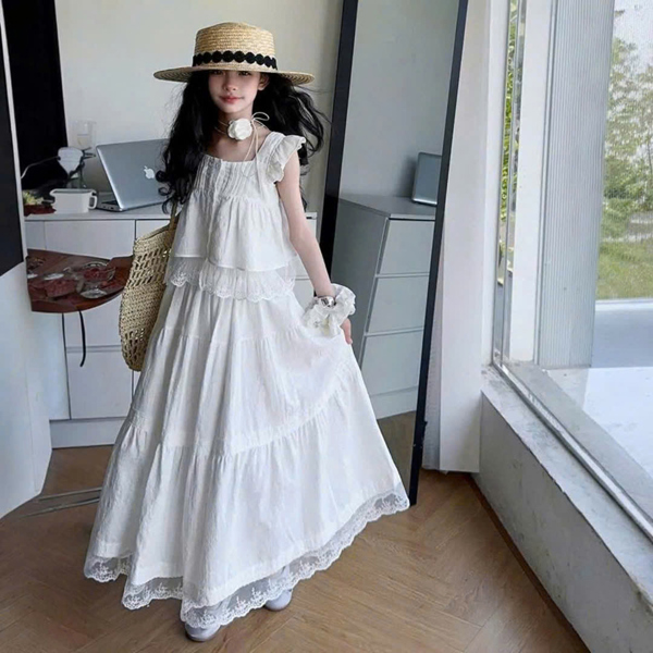SET VÁY PHỐI REN CHÂN