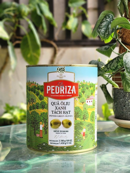 Quả Oliu xanh tách hạt hiệu La Pedriza 3100g